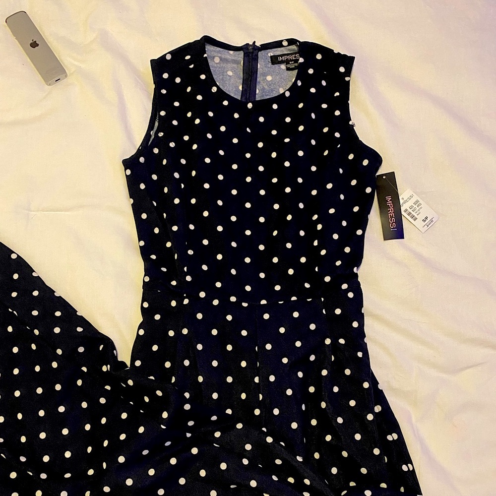 BNWT Impress black and white jumpsuit with pockets